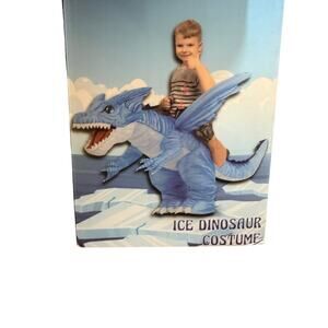 GOOSH Inflatable Dinosaur Costume Kids Boys Girls Funny Blow up 48"
